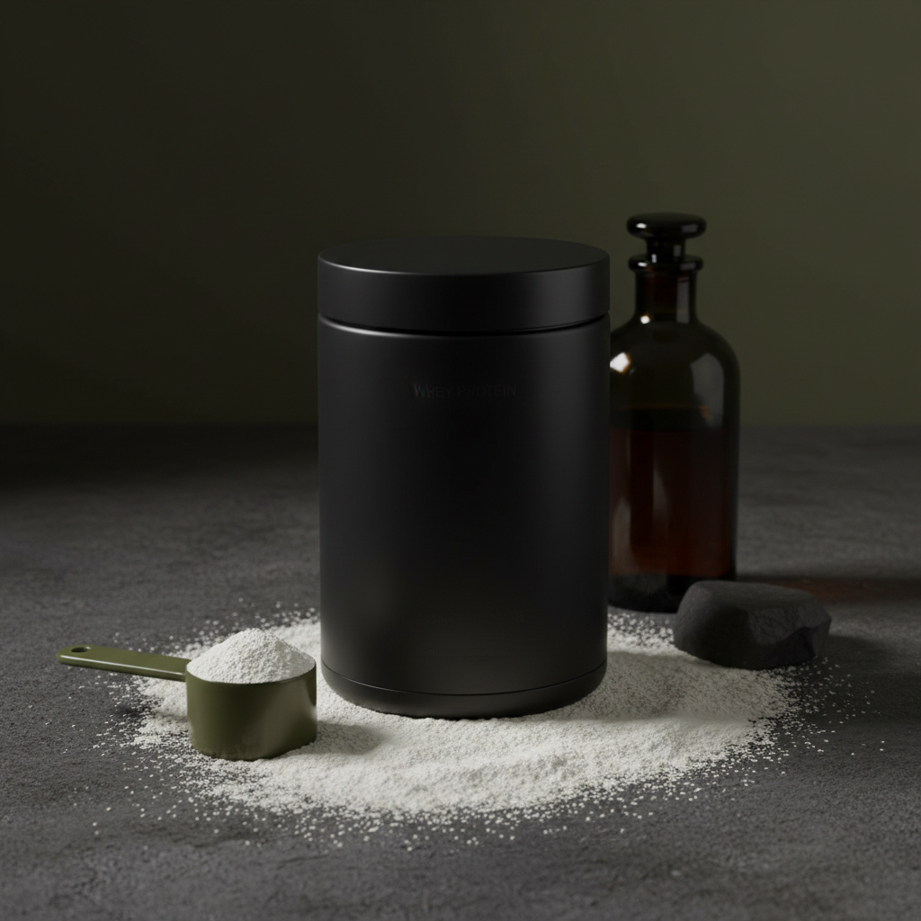 HUNTEFY Whey Protein premium product shot
